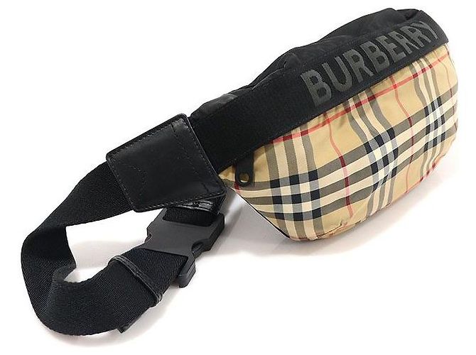 Burberry Borsa a tracolla Sony Vintage Check Beige Marrone - vista 3