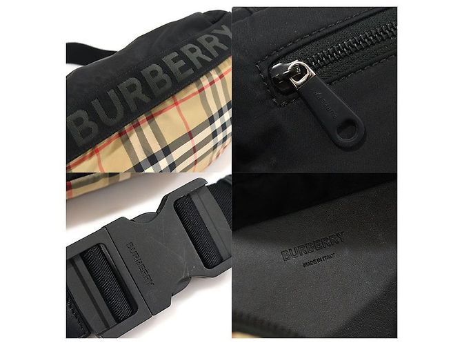 Burberry Borsa a tracolla Sony Vintage Check Beige Marrone - vista 7