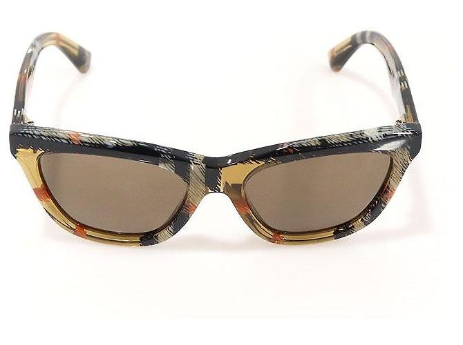 Burberry Gafas de sol Cat Eye Light Sand Castaño - vista 3
