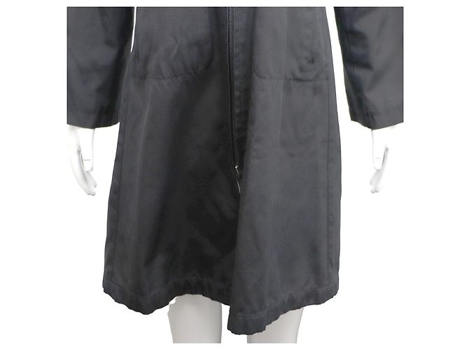 Burberry Chaqueta larga con capucha de nylon Negro - vista 14
