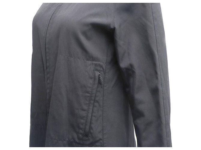 Burberry Chaqueta larga con capucha de nylon Negro - vista 15