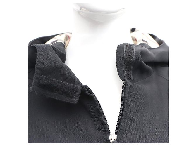 Burberry Chaqueta larga con capucha de nylon Negro - vista 18