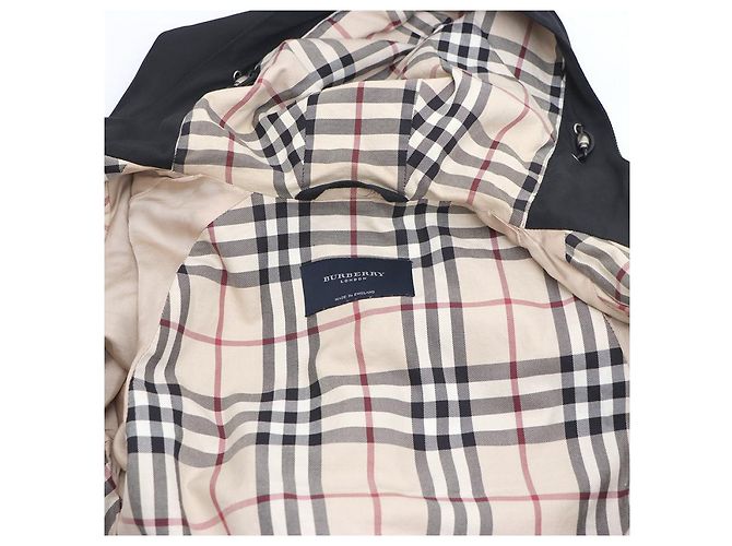 Burberry Chaqueta larga con capucha de nylon Negro - vista 19