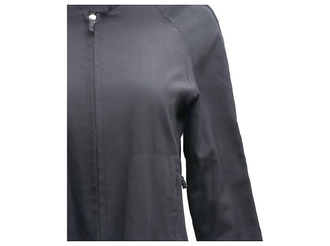 Burberry Chaqueta larga con capucha de nylon Negro - vista 3
