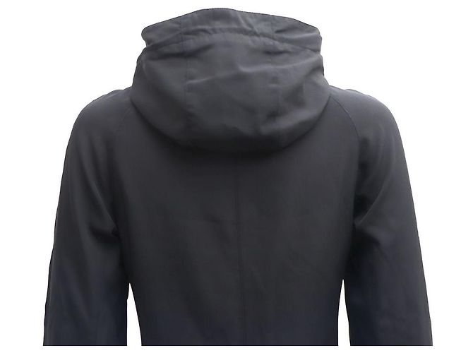 Burberry Chaqueta larga con capucha de nylon Negro - vista 6