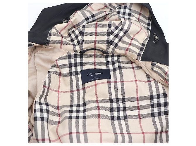 Burberry Chaqueta larga con capucha de nylon Negro - vista 9