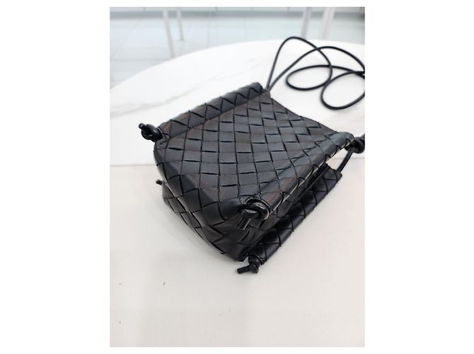 Bottega Veneta Borsa a tracolla Intrecciato Nero - vista 17