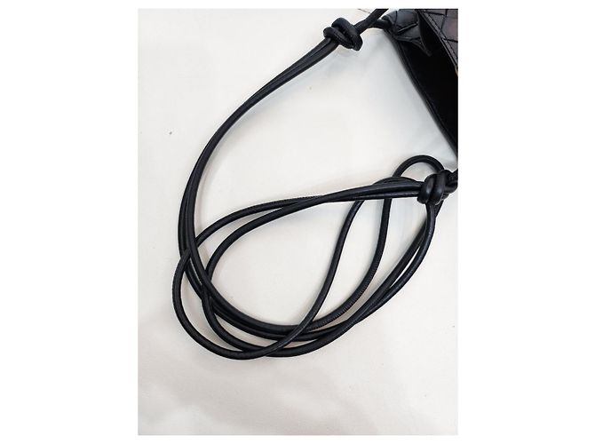 Bottega Veneta Borsa a tracolla Intrecciato Nero - vista 19