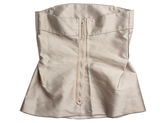 Dolce & Gabbana Top palabra de honor taupe Blanco - vista 2
