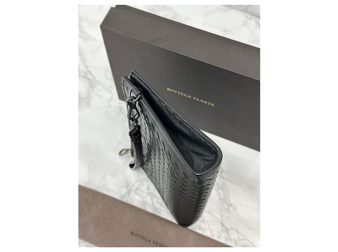 Bottega Veneta Mini Clutch Intrecciato Nero - vista 4