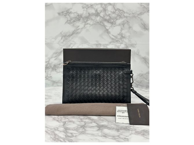 Bottega Veneta Mini Clutch Intrecciato Nero - vista 5
