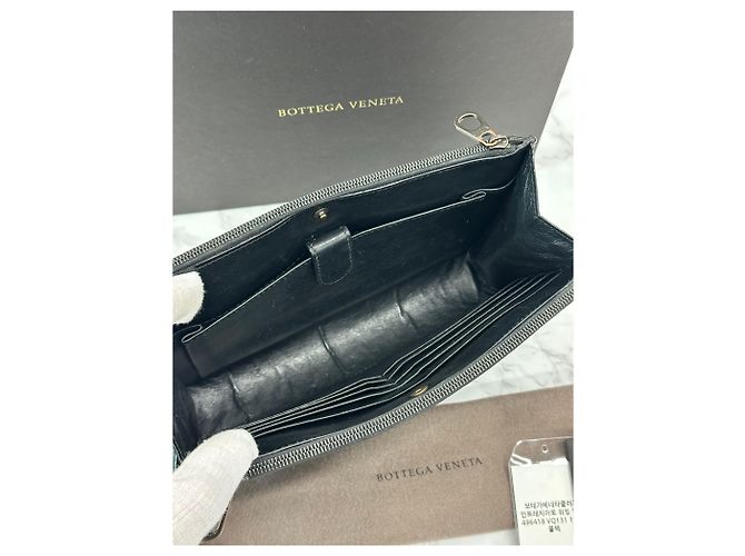 Bottega Veneta Mini Clutch Intrecciato Nero - vista 6