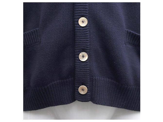 Gucci Gestreickter Wollstrickcardigan mit V-Ausschnitt Mehrfarben - Ansicht 14