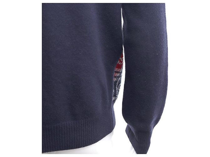 Gucci GG Check Wollstrickjacke für Herren Blau - Ansicht 16