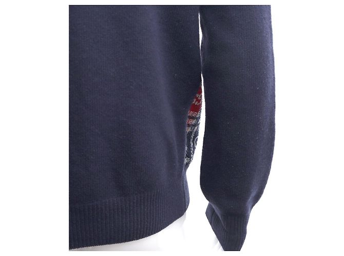 Gucci GG Check Wollstrickjacke für Herren Blau - Ansicht 7