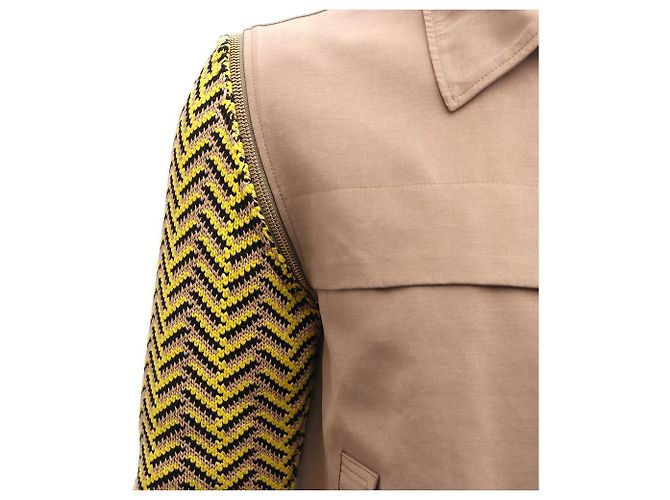 Kenzo Veste pour femme avec col et manches de pull Marron - vue 3