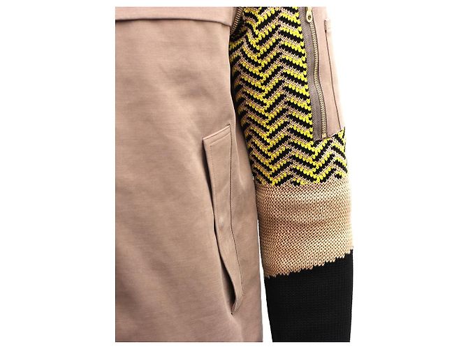 Kenzo Veste pour femme avec col et manches de pull Marron - vue 4