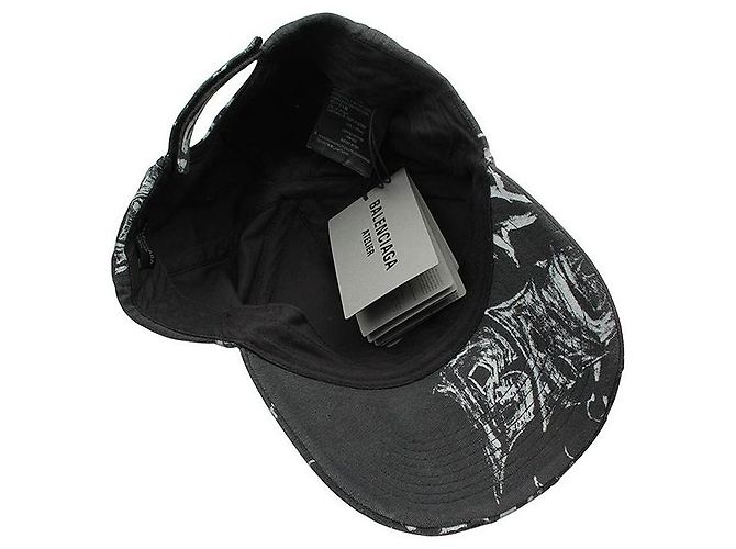 Balenciaga Graffiti Baseball Cap Anthrazit Limited Edition Braun - Ansicht 3