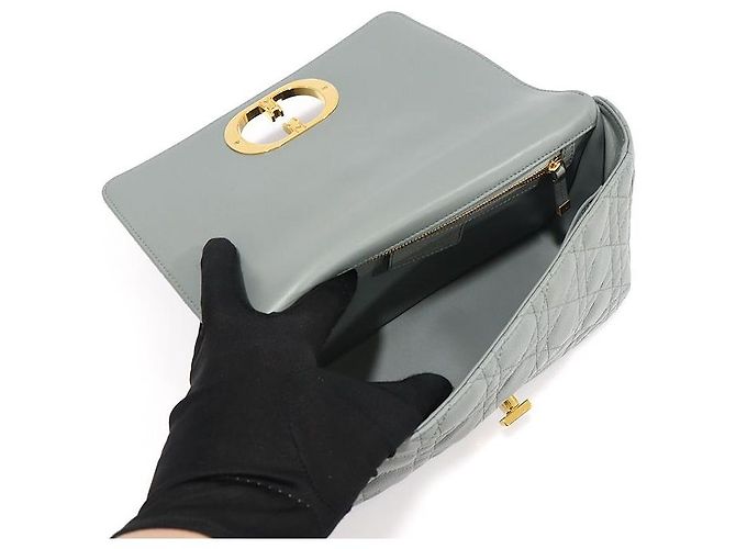 Dior Caro Medium Schultertasche Braun - Ansicht 4