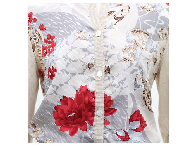 Salvatore Ferragamo Cardigan- und Tanktop-Set mit Blumenmuster - Ansicht 3