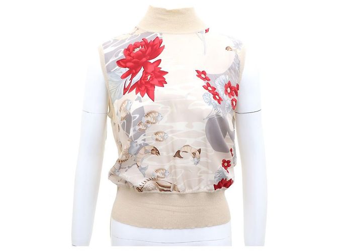 Salvatore Ferragamo Cardigan- und Tanktop-Set mit Blumenmuster - Ansicht 9
