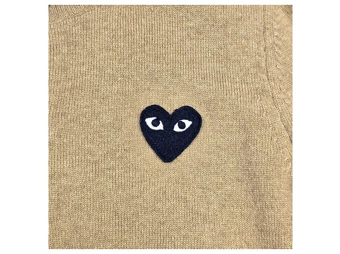 Comme Des Garcons Cardigan mit Rundhalsausschnitt beige Braun - Ansicht 3