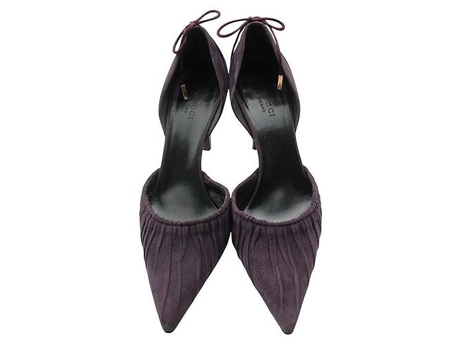 Gucci Scarpe Dorsey Deep Violet Porpora - vista 2
