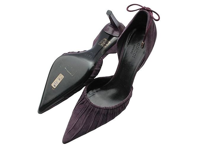 Gucci Scarpe Dorsey Deep Violet Porpora - vista 4