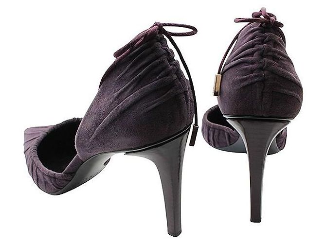 Gucci Scarpe Dorsey Deep Violet Porpora - vista 5