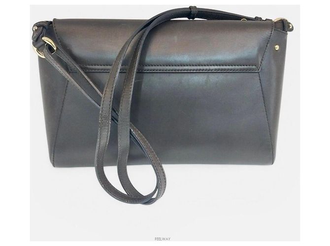 Salvatore Ferragamo Borsa a Spalla Gancini Abbey Crossbody Marrone - vista 2
