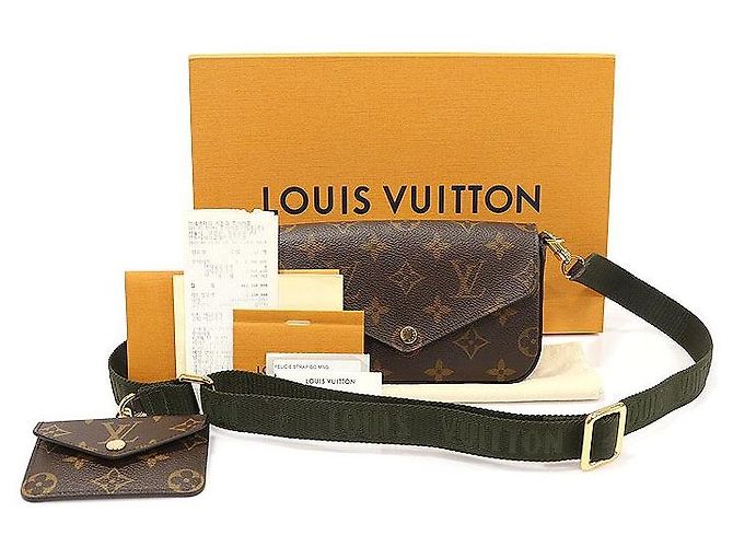 Louis Vuitton Borsa a tracolla Felicie Strap and Go in Monogram Canvas Marrone - vista 2