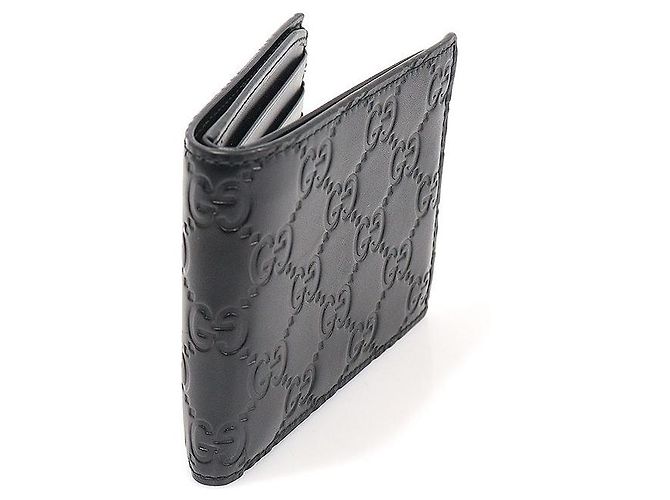 Gucci Black GG Sima Leather Signature Wallet - view 3