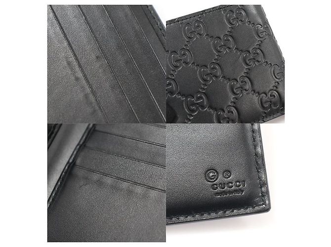 Gucci Black GG Sima Leather Signature Wallet - view 7