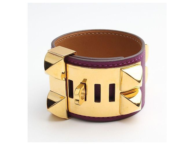 Hermès Pulsera Medor Violet en Oro con sello Púrpura - vista 2