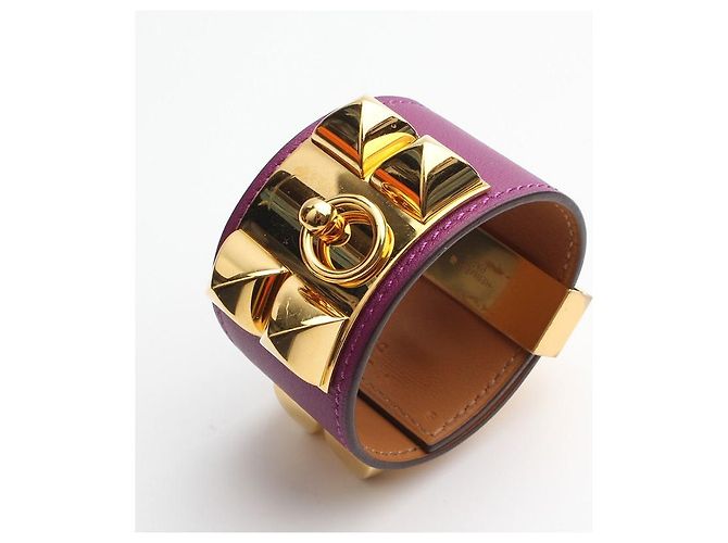 Hermès Pulsera Medor Violet en Oro con sello Púrpura - vista 3