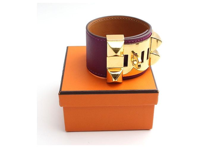 Hermès Pulsera Medor Violet en Oro con sello Púrpura - vista 5