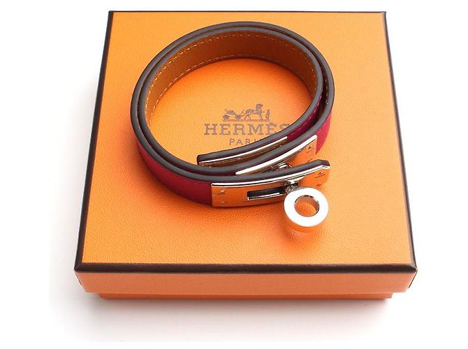 Hermès Bracciale Anemone Kelly Argentato Multicolore - vista 4