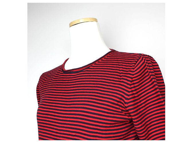 Gestreiftes Strickoberteil Sonia by Sonia Rykiel Rot - Ansicht 4