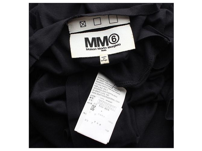 Maison Martin Margiela Top drapeado negro Maison Margiela - vista 3