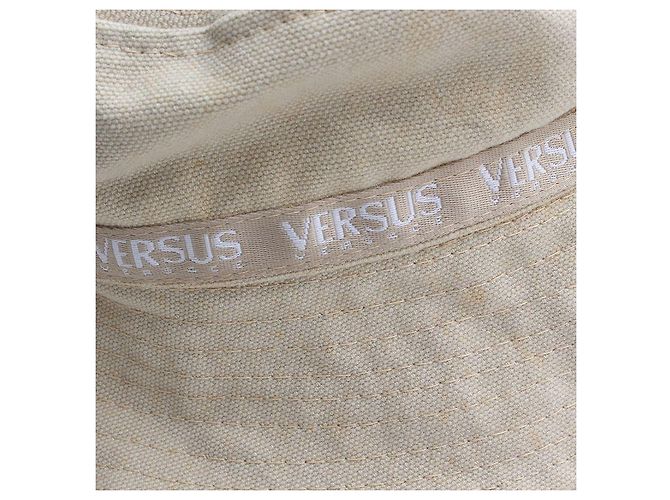 Versace Sombrero Bucket Versus Beige Castaño - vista 4