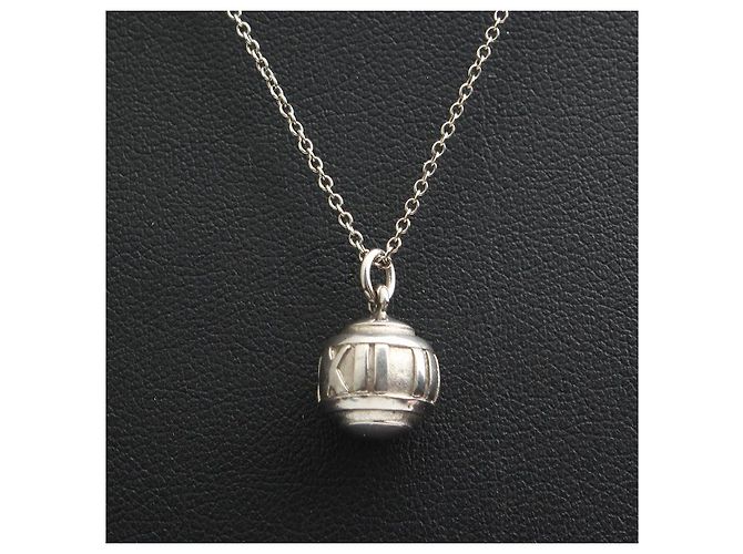 Tiffany & Co Collana Atlas in argento Nero - vista 4