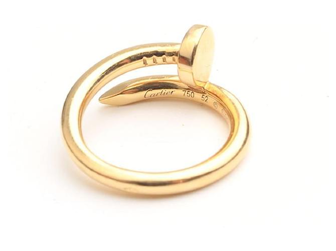 Cartier Anello Juste un Clou in oro giallo Arancione - vista 2