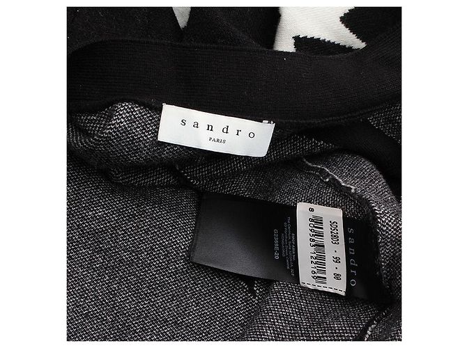 Sandro Cardigan de malha com contas metálicas Multicor - vista 3
