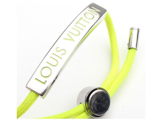Louis Vuitton LV Neon Green String Armband Grün - Ansicht 4