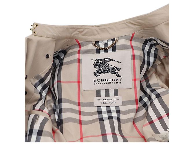 Burberry Gabardina Kensington Castaño - vista 9