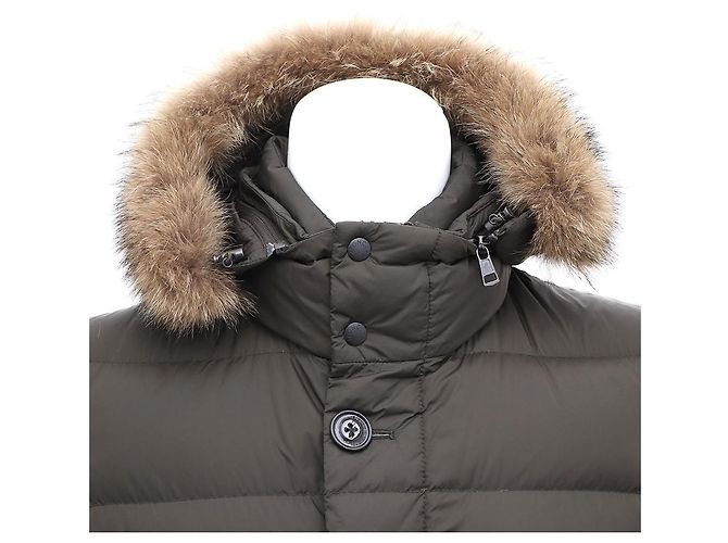 Moncler Giacca imbottita da uomo in kaki Marrone - vista 2