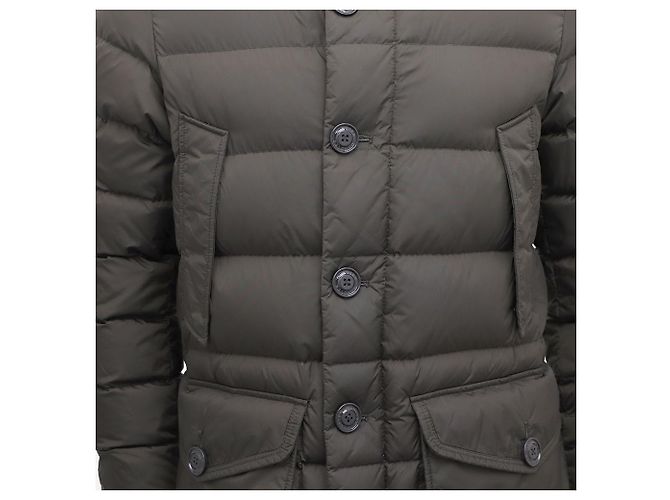 Moncler Giacca imbottita da uomo in kaki Marrone - vista 3