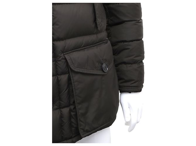 Moncler Giacca imbottita da uomo in kaki Marrone - vista 5