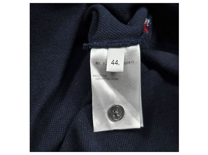 Thom Browne Abito in piqué a maniche corte Blu - vista 7