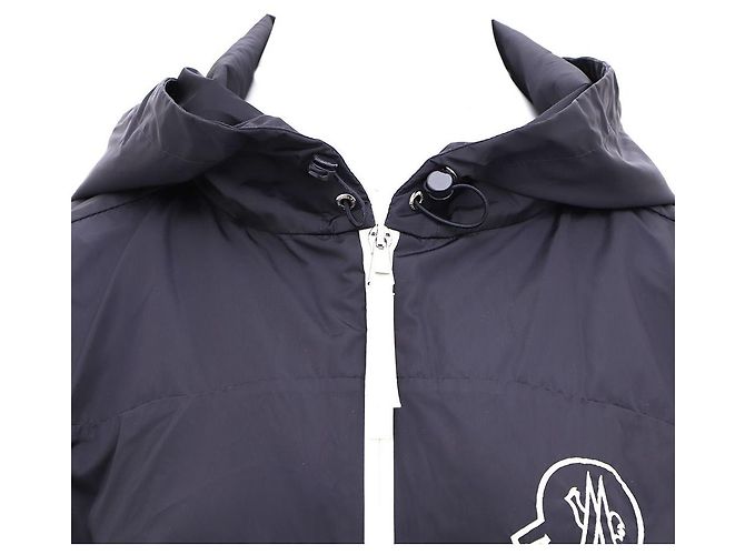 Moncler Windbreaker Hoodie Zip-Up Jacket Blue - view 2